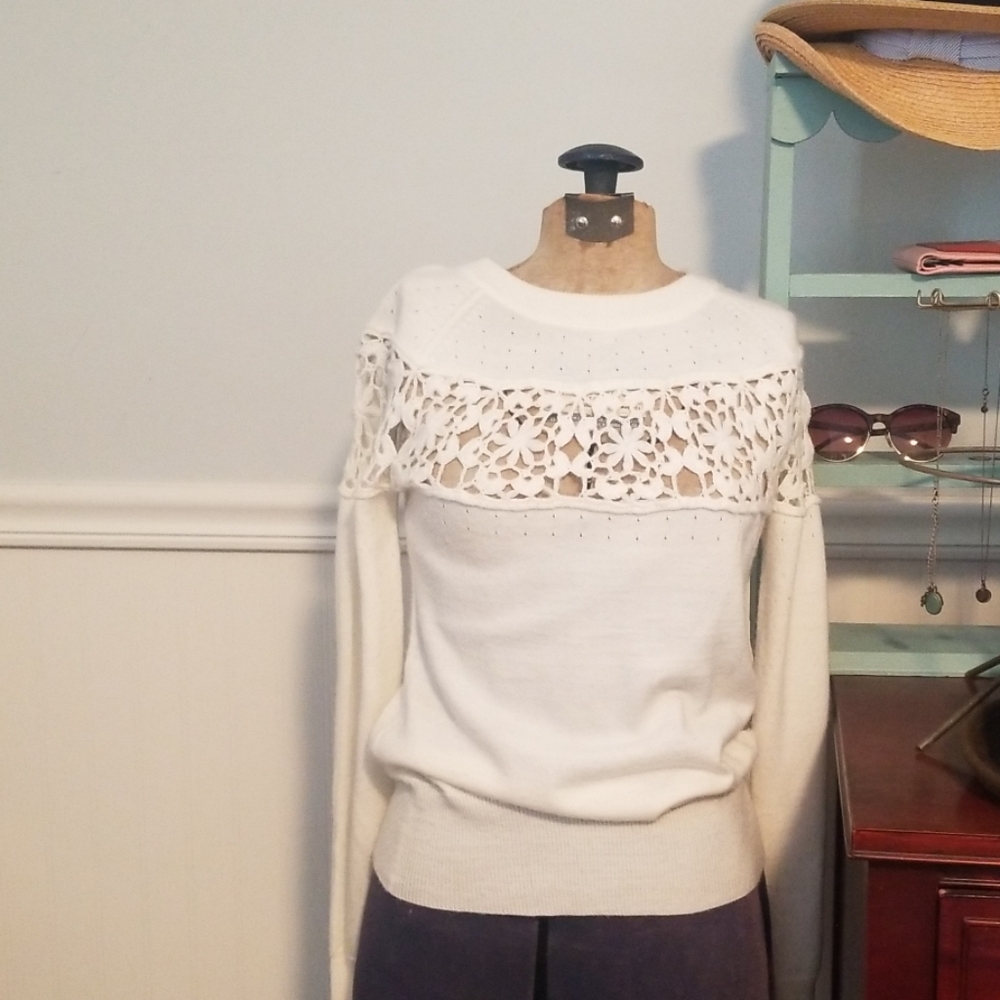 Cream colored sweater